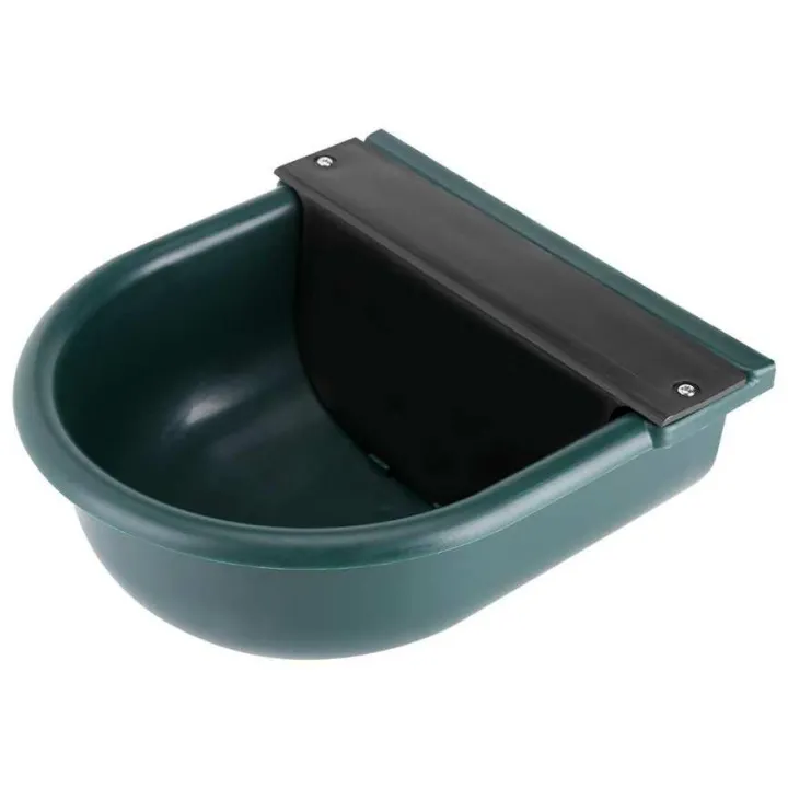 4L Automatic ker D trough for dogs Ctas goats horses cows water feeder PP copper with brass nozzle Float valve livestock 26.5x28 cm