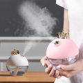 Portable Wireless Humidifier USB Rechargeable 1200mAh Battery Mini Table Ultrasonic Aroma Air Humidifier Diffuser. 