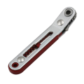 Flat Mini Ratchet Wrench 90 Degree Offset Screwdriver Handle with Bit Set Dual Drive Ratchet Wrench Hand Tool Easy Install. 
