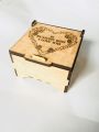 Wooden Gift Box With 10 Reason For Love 1/4 Inches Engraved Customized Personalized Thick Wood. 