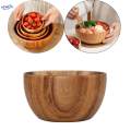 Premium Natural Wooden Salad Bowl Household Kitchen Restaurant Utensils Mixing Fruit Serving Bowls. 