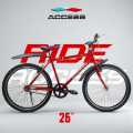 ACCESS 24" - 26" Bicycle – New Design Single Speed with Anti-Rust Double Wall Rim. 