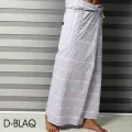 D-Blaq Men's Striped Sarong in Pink. 