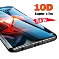 Samsung Galaxy S10 plus 10D Tempered Glass Protective Glass Screen Protector - Black Line / Border. 