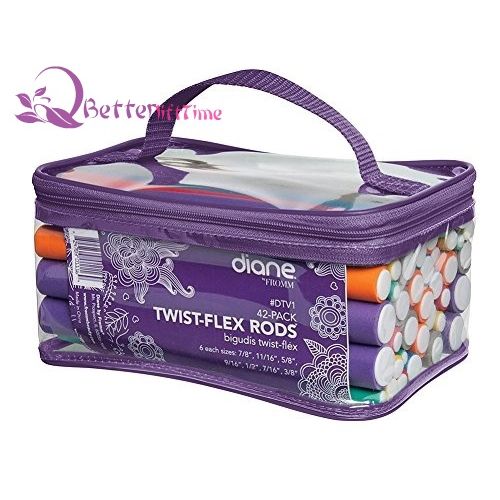 BL Bendy 42-pack Twist-flex Rods, Hair Rollers, Bendy, Foam Curler Roller Set