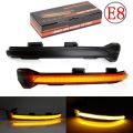 2PCS For VW Golf 7 MK7 GTI Smoked Dynamic Side Mirror Blinker Turn Signal Light For Volkswagen Rline Sportsvan Side Mirror Light-(Smoked Blue light). 