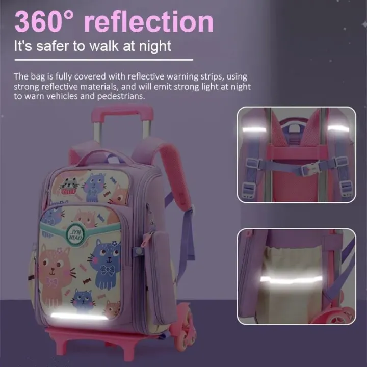 Waterproof%20School%20Backpack%20with%20Wheels%20Children%20School%20Bags%20for%20Girls%20Kids%20Trolley%20Schoolbag%20Luggage%20Large%20Capacity%20Book%20Bags%20-%20Image%203