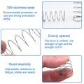 8pcs Toilet Tanks Push Spring Efficient Water Saving Flush Control Spring Simple Installation for Home & Public Restrooms. 