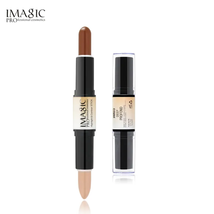 IMAGIC%20Makeup%20Creamy%20Double-ended%202in1%20Contour%20Stick%20Contouring%20Highlighter%20Bronzer%20Create%203D%20Face%20Concealer%20Full%20Cover%20Blemish%20-%20Image%202
