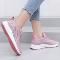 Autumn New Fly Mesh Hollow Sneakers Women's Breathable Old Beijing Cloth Shoes Women's Shoes Women's Summer Mom Shoes. 