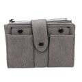 Hang qiao shopHangQiao Wanita Baru Pu Kulit Rivet Wallet Pendek Zip Duit Syiling Duit Syiling Pemegang Kad Pemegang Kad Duit Syiling Wanita Clutch Dompet Purse Wang Beg. 