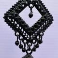 Black color earing Fashion Bollywood Traditional Indian Wedding jimikki Earings for women/girls. 