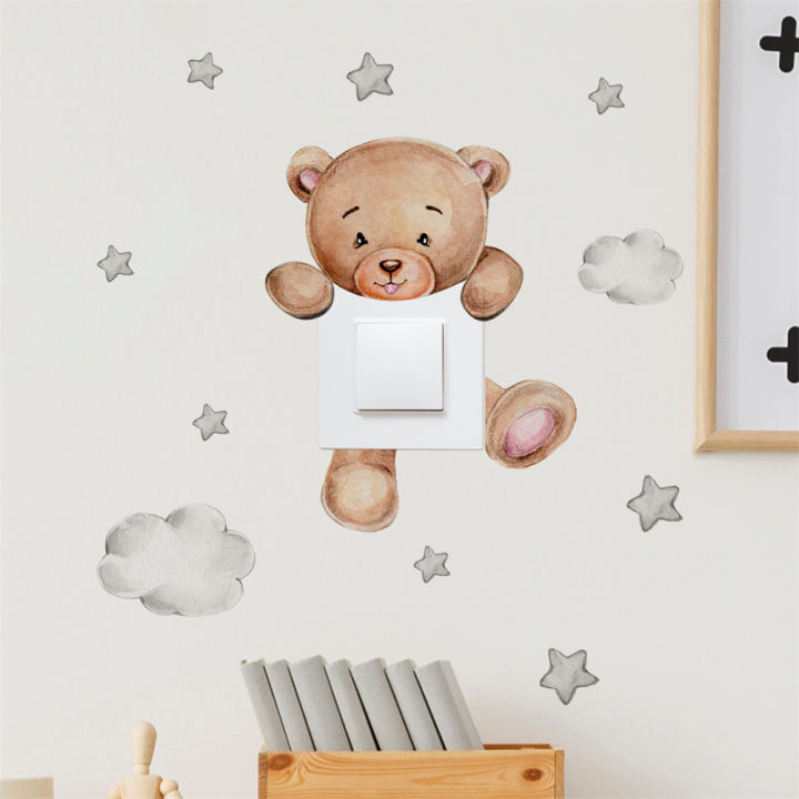 Cute%20Giraffe%20Bear%20Elephant%20Star%20Switch%20Sticker%20Kid%20Baby%20Bedroom%20Decoration%20Self-adhesive%20Home%20Decor%20Wallpaper%20Child%20Wall%20Decals%20-%20Image%205