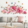 D400 High Quality Radium Large size creative colored flower home decoration decor decals for boys girls bedroom kitchen livingroom kids baby tv room without radium stars window poster mural water proof and removable birthday gift nursery wall stickers. 