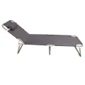 Portable Camping Bed Alloy Folding Camping Cot Comfortable Stable for Road Trip. 