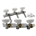 1R1L Classical Guitar Locking String Tuning Pegs Keys Tuners Three Position Steel Column Knob Tuners Chord Shaft. 