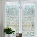 Rainbow Decorative Window Film Tinted Static Self Adhesive Cling Glass Stickers 3D Mosaic Privacy Glass Foil. 
