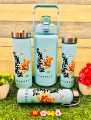 4pcs Water Bottle Colourful 20000ml 1500ml 700ml 300ml 4 in 1 _ 4 in 1 Water Bottle. 