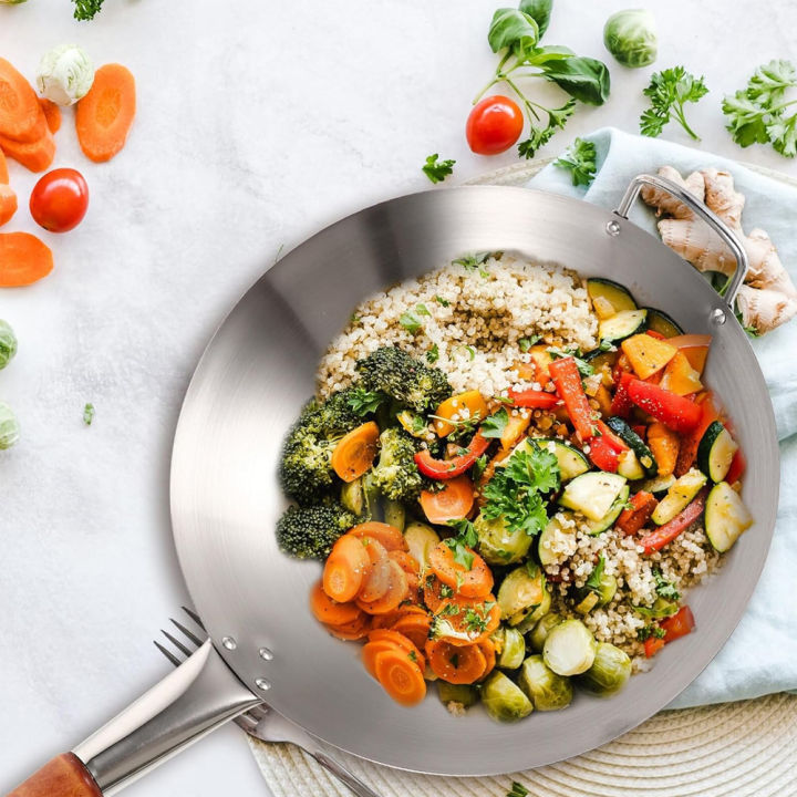 Stainless%20Steel%20Wok%20Pan%20Fry%20Pans%20with%20Wooden%20Handle,%20Round%20Bottom%2032CM%20/34CM%20/%2036CM%20/%2040%20CM%20/%20(Smaii-26/30cm)%20-%20Image%203