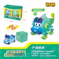 Chanting Ever-changing School Bus Variety Magic Box Lion Coach Captain Goethe Shape-Fit Children's Toy Boy King Kong School Bus. 