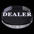 【The Timber Loft】Poker Dealer Button Acrylic PokerStars Dealer for Poker Cards Game 56mm Best. 