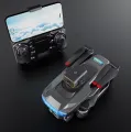 High-end drone flycam P15 pro dual camera 4k full HD, Wifi connection from phone transmits from a distance of 500m, anti-collision sensor. 