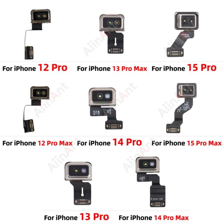 HOT AiinAnt Proximity Ambient Light Lidar Sensor Flex Cable For iPhone 12 13 14 15 Pro Max Plus mini Phone Repair Parts