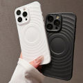 HOCE Matte Ultra Thin Phone Cases For iPhone 13 14 15 Pro Max Case With Lens Film Protector Rippling Hard PC Back Cover. 