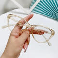 Transparent Models Blue Light Blocking Eyewear Triangle Fashion Eyeglasses Sunglasses Cat Eye Sexy. 