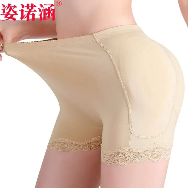 Feng%20plus%20Size%20Crotch%20Padded%20Panties%20Women's%20Shaping%20and%20Belly%20Trimming%20Hip%20Lifting%20Hip%20Fake%20Hip%20Pad%20Underwear%20Hip%20Lifting%20Shorts%20-%20Image%203