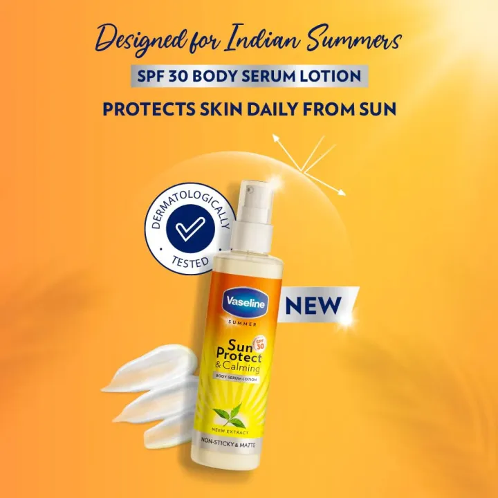 Vaseline%20Sun%20Protect%20&%20Calming%20SPF%2030%20Body%20Serum%20Lotion%20180ml,%20For%20Non-Sticky%20&%20Matte%20Sun%20Protected%20Skin%20FROM%20INDIA%20(SAM)%20-%20Image%202