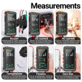 683 Smart Multimeter High-End Touch 6000 Counts Multimetro Test Rechargeable Multitester AC/ Tester Tool Easy to Use Black. 