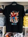 One peace Anime Design/ Printed oversized Baggy Tshirt 190gsm High quality Material DTF print.. 