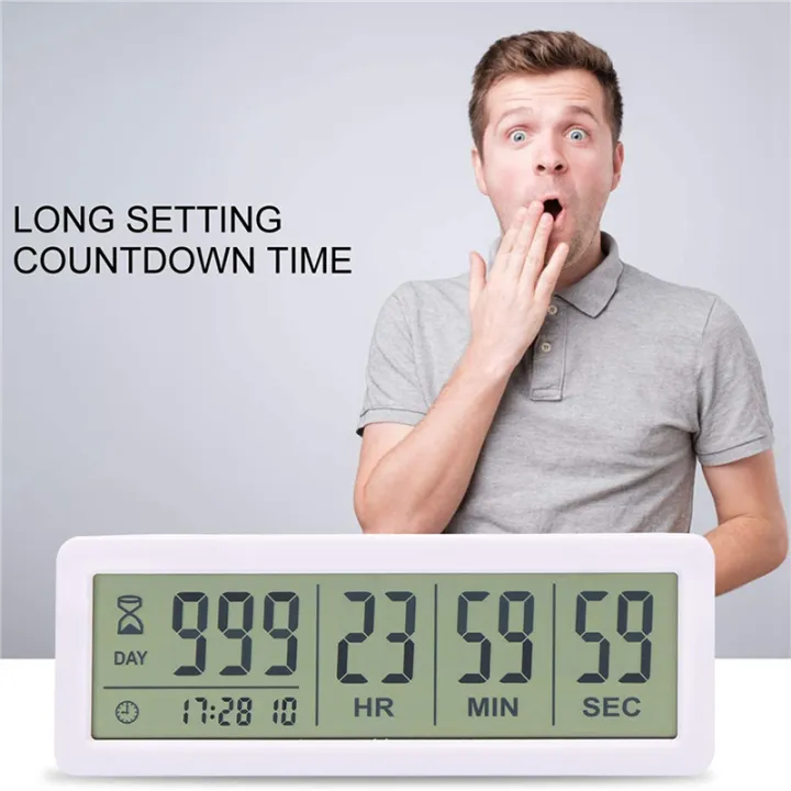 LKPCIGCXM 3X Big Digital Countdown Days Timer Clock - 999 Days Count ...