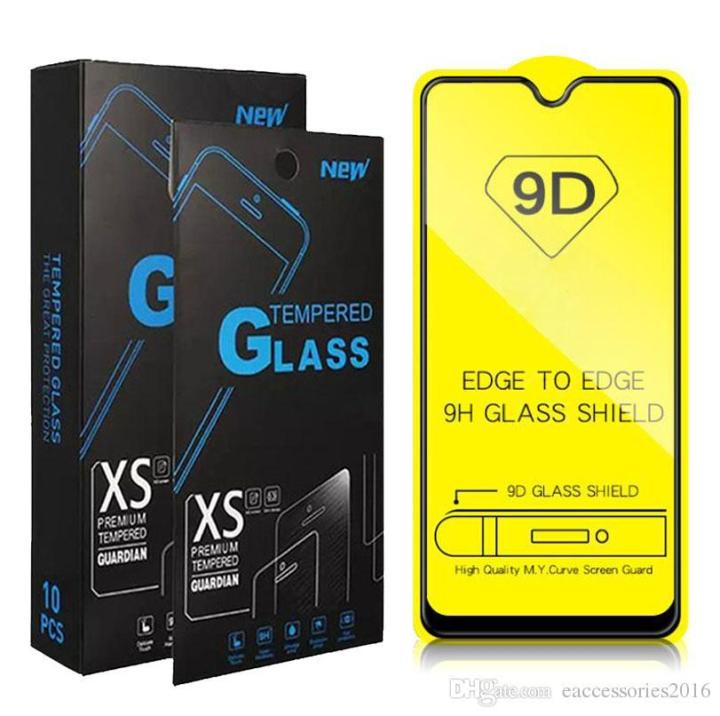9D Black Full Tempered Glass for i Phone X
