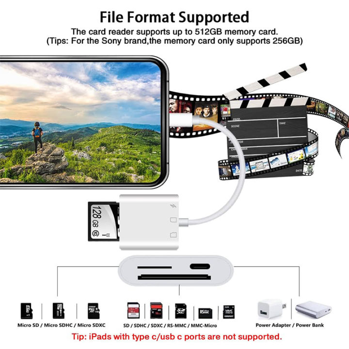 For%20Apple%20iPhone%20Memory%20Card%20Adapter%20Lightning%20to%20SD%20Card%20Reader%20with%20Charging%20Ports%20Camera%20Viewer%20For%20iPhone%20iPad%20Flash%20Drive%20-%20Image%202