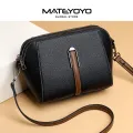 MATEYOYO Women's Bag Fashion Shoulder Bag Cross-body Bag Messenger Bag Dual Zipper Design Large Capacity Adjustable Shoulder Straps Elegant Bag For Traveling Shopping Outdoor. 