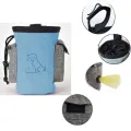 Portable Dog Training Treat Bags Puppy Snack Reward Dog Walking Snack Pouch Detachable Pet Feed Pocket Pouch-Coffee. 