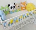 Braided Cot Bumper  Baby Bedding set.Baby bumper set.. 