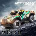 NEW LED Illuminated Off-Road Jeep Remote Control Car Small Proportion Non Charged Childrens. 