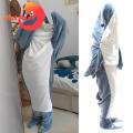 Sleeping Bag Allergy Free Cozy Flannel Adult Shark Blanket. 