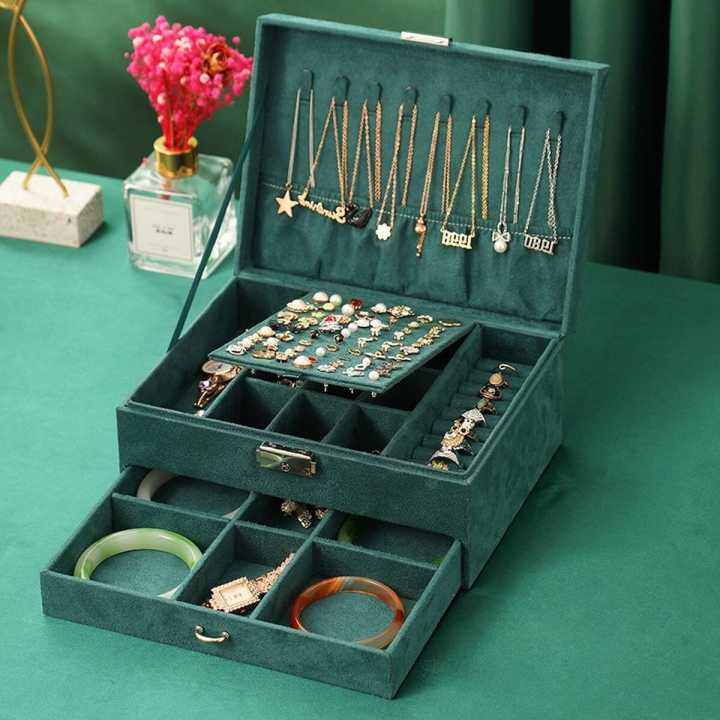 Jewelry Box Organizer, Large Necklace Jewelry Storage Organizer