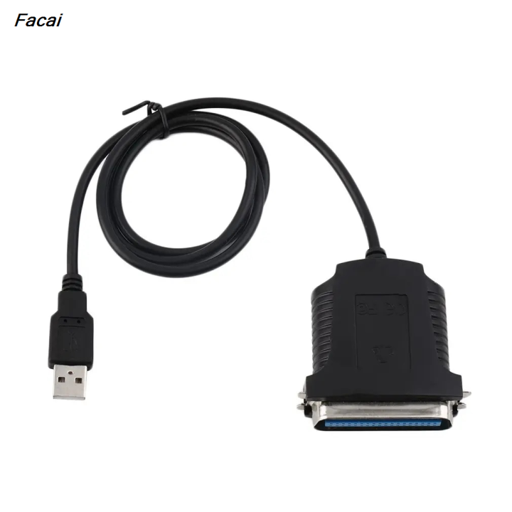 Facai USB to Parallel IEEE 1284 Printer Adapter Cable USB parallel to Fashion print the IEEE 1284 USB turn old Printer 36 PIN Support scanner