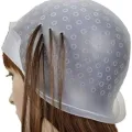 Magic cap Hair Color Highlighting Caps with Silicone Needles Hair Dye Caps. 
