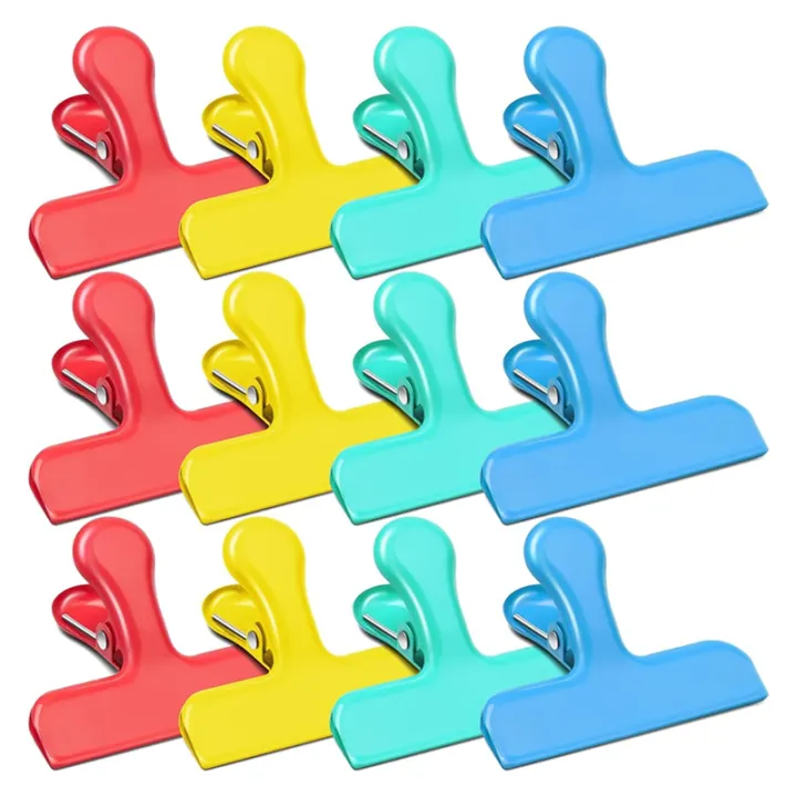 Wide Stainless Steel Clips, Bag Clips Food Clips Potato Chip Clips ...