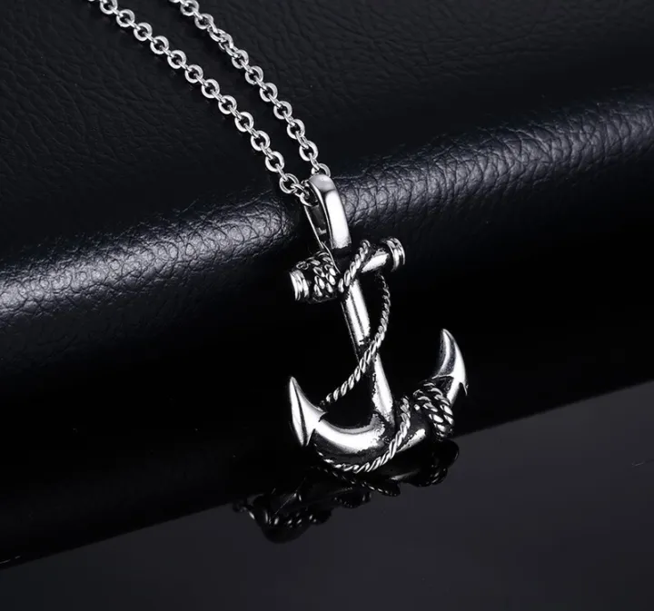Hot%20Titanium%20Steel%20Boat%20Anchor%20Pendant%20Necklace%20Trendy%20Men's%20Personality%20Vintage%20Cross%20Jewelry%20Gift%20for%20boyfriend%20-%20Image%204