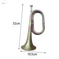 Solid Copper and Brass Bugle Blowing Bugle Signal Musical Instrument with Mouthpiece Cavalry Trumpet Marching Bugle for School Adults Children. 