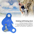 Climbing Rope Grip Clamp, Climbing Rope Grab Safety Lightweight High Strength for Mountaineering for Rock Climbing. 