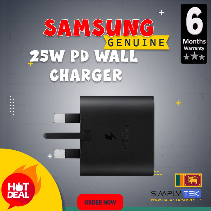 Original Samsung 25W PD Travel Adapter Samsung 25W PD Travel Adapter, USB Type-C , Super Fast Charging max