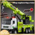Enigma- Movable Joints Truck Toy Interactive Crane Truck Toy with Lights Sounds for Kids Perfect Birthday Gift for Boys Realistic Construction Vehicle Model Construction Truck Toy. 